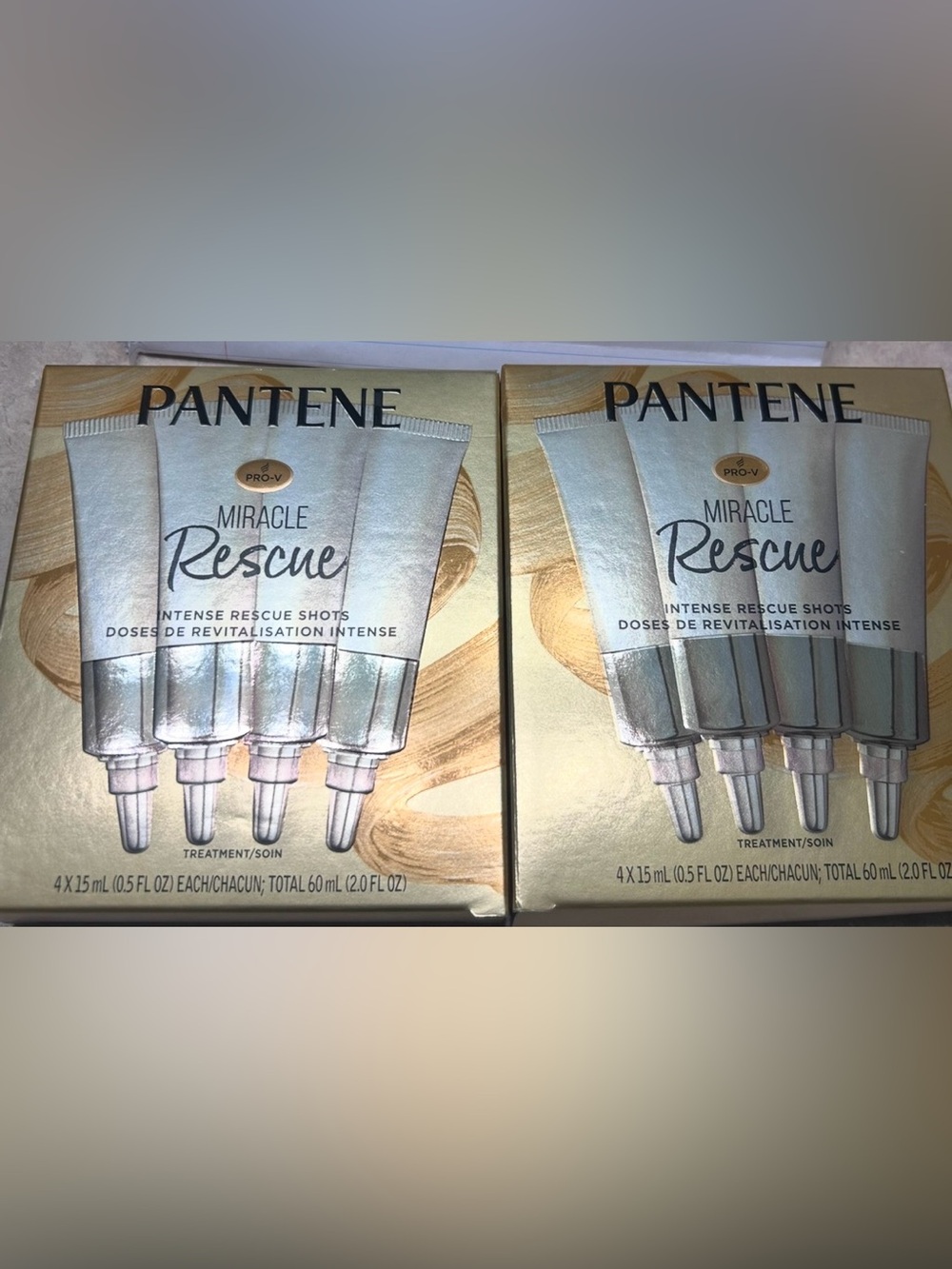 Pantene Miracle Rescue Intensive Rescue Shots - Gold & Silver Packaging - Picture 2 of 2